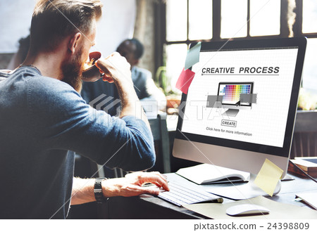 Creative Process Design Imagination Inspiration Concept 24398809