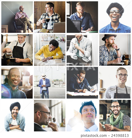Men Occupations Various Jobs Diversity Concept 24398813