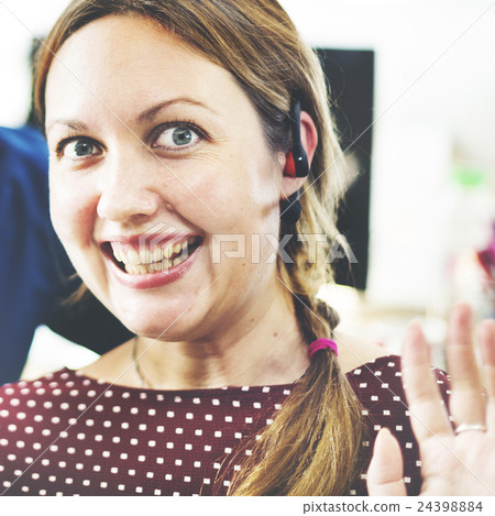 Colleague Friends Smiling Cheerful Workplace Concept Colleague Friends Smiling Cheerful Workplace Concept 24398884