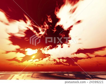 Wind and clouds with the sea 24399221