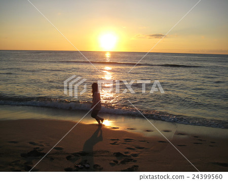 海邊日落 海邊日落 24399560