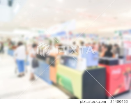 Abstract blur shopping mall 24400463