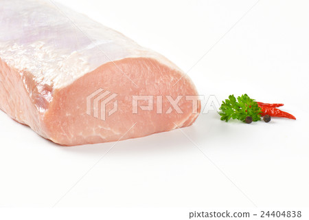 Raw pork loin Raw pork loin 24404838