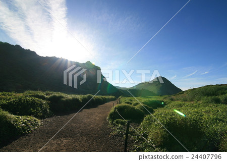 [九州山]通向久住的道路 24407796