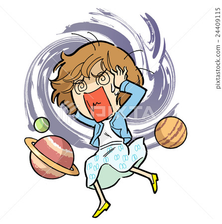 困惑的女人 24409115