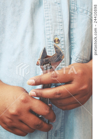 Wrenches on hands Wrenches on hands 24410898