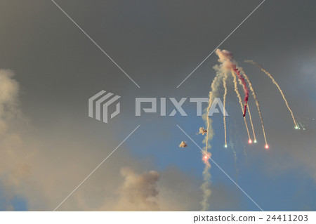 Fireworks of the day fireworks smoke dragon great piece 24411203