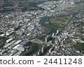 Aerial photograph of Tsurumi River 24411248
