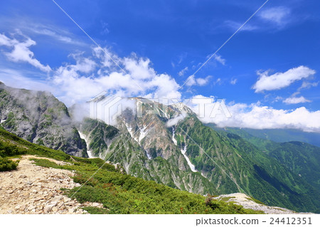 北阿爾卑斯山·夏季白馬嶺山 24412351