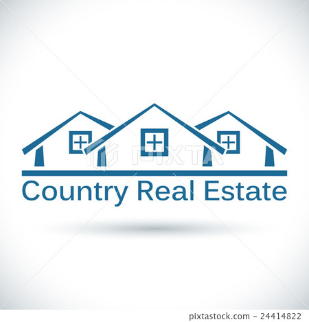 Country real estate icon Country real estate icon 24414822