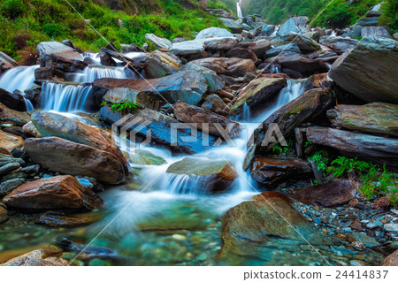 Tropical waterfall. Bhagsu, Himachal Pradesh 24414837