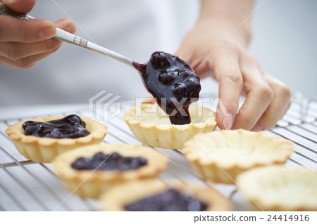 Blueberry tart 24414916