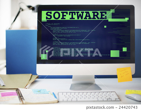 Software Application Programming Developer Technology Concept 24420743