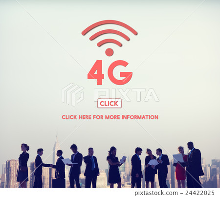 4G Wireless Online Technology Wifi Network Concept 24422025
