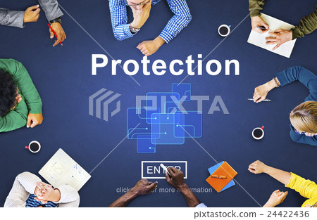 Protection Safety Security System Privacy Policy Concept Protection Safety Security System Privacy Policy Concept 24422436