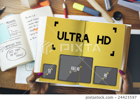Ultra HD Definition Monitor Resolution Screen Concept Ultra HD Definition Monitor Resolution Screen Concept 24423597