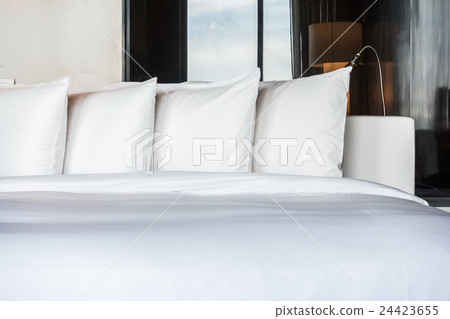 Pillow on bed Pillow on bed 24423655
