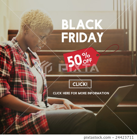 Black Friday Promotion Discount Consumer Shopping Concept 24423711
