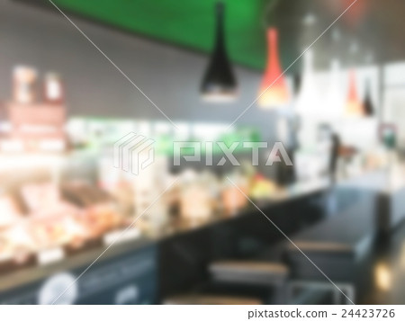 Abstract blur hotel lobby 24423726