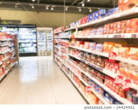 Abstract blur supermarket Abstract blur supermarket 24424481