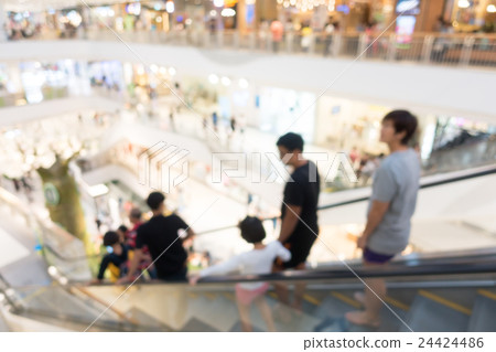 Blur shopping mall Blur shopping mall 24424486