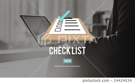 Checklist Choice Decision Document Mark Concept 24424834
