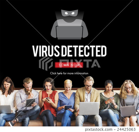 Scam Virus Spyware Malware Antivirus Concept Scam Virus Spyware Malware Antivirus Concept 24425063