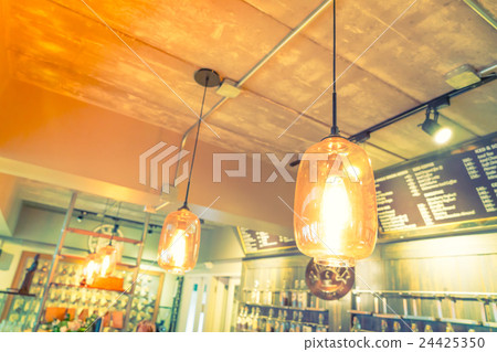 light in coffee shop . light in coffee shop . 24425350