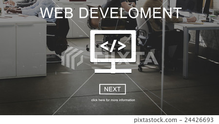 Web Hosting Development Connection Networking Concept 24426693