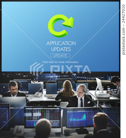 Lastest Version Fresh Updates Application Updates Concept 24427010