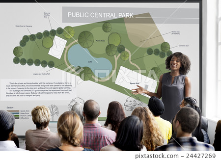 Coworking Space City Plan Mapping Concept 24427269