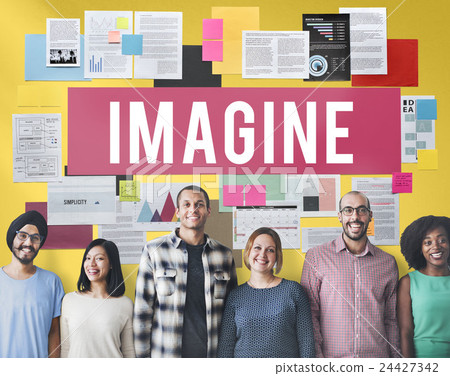 Imagine Imagination Creative Dream Thinking Concept Imagine Imagination Creative Dream Thinking Concept 24427342