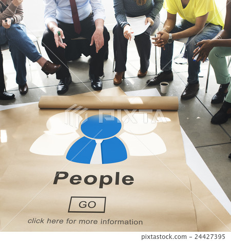 People Icon Community Homepage Information Concept 24427395