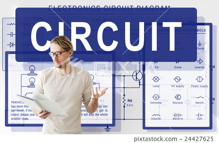Electronic Circuit Electricity Voltage Concept 24427625