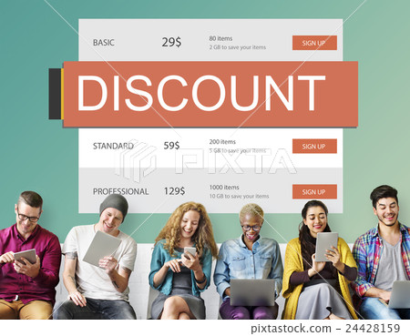 E-Commerce Sale Hot Price Discount Deal Concept E-Commerce Sale Hot Price Discount Deal Concept 24428159