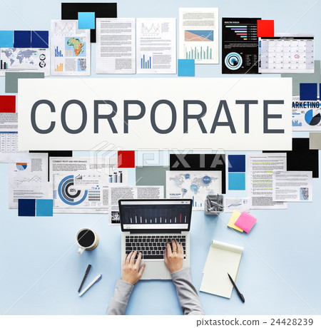 Crporate Corporation Management Business Concept 24428239