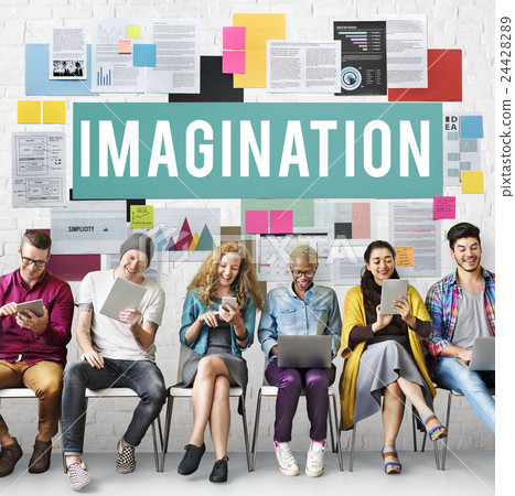 Imagine Imagination Creative Dream Thinking Concept Imagine Imagination Creative Dream Thinking Concept 24428289