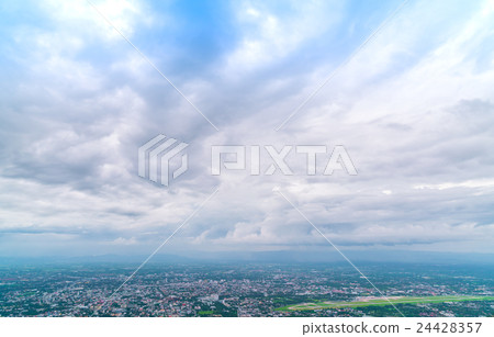 Aerial view of a city Chiang Mai, Thailand . Aerial view of a city Chiang Mai, Thailand . 24428357