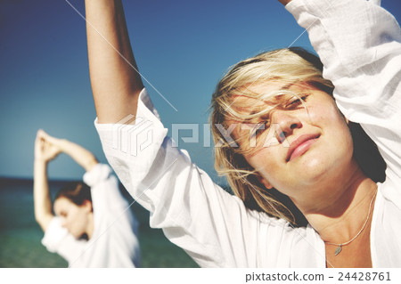 Beach Breathe Balance Concentrate Relaxation Concept 24428761