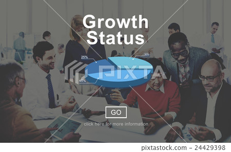 Growth Status Technology Online Website Concept Growth Status Technology Online Website Concept 24429398