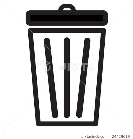 Trash icon, Bin icon 24429619
