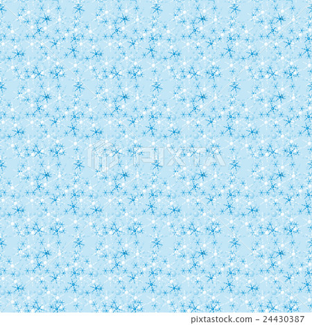 Continuous pattern snow crystal - Stock Illustration [24430387] - PIXTA