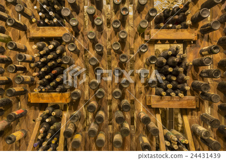 Many wine bottles 24431439