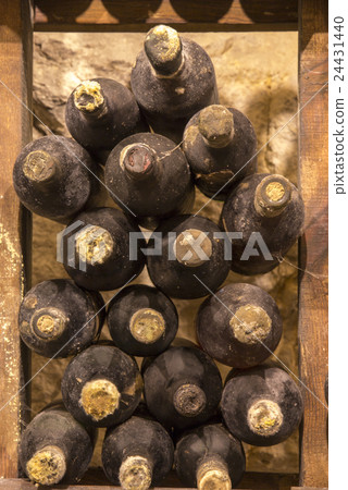 several wine bottles 24431440