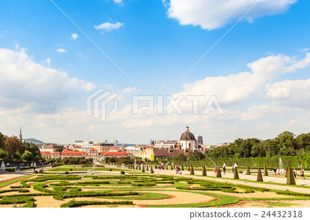 Orangery and garden of Belvedere palace,  Austria 24432318