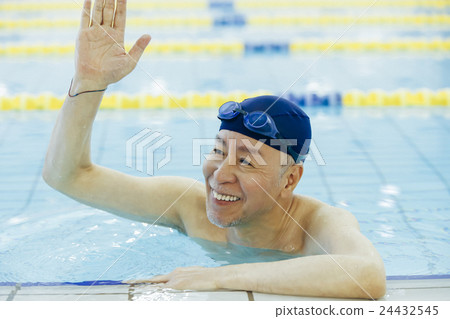 Senior swimming Senior swimming 24432545