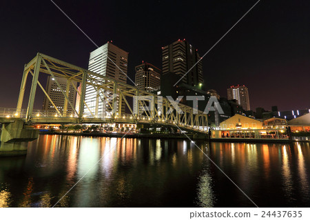 點亮Tennozu Fureai橋 點亮Tennozu Fureai橋 24437635