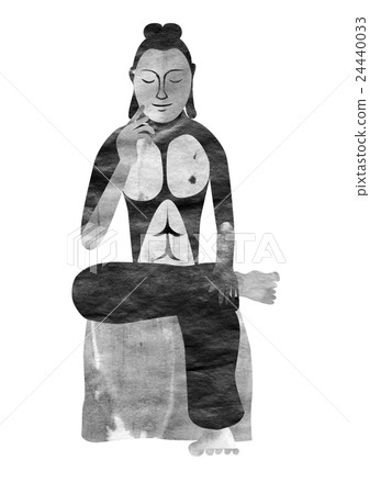 Buddha statue, semi-thought thinking 24440033