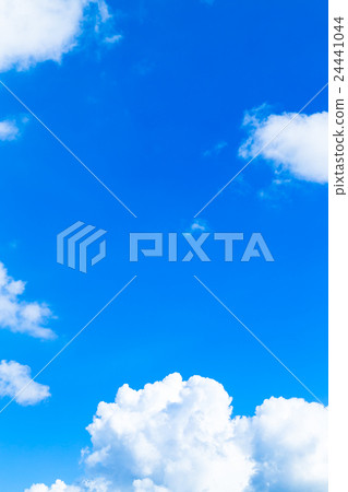 Summer sky Cumulonimbus cloud cover cloudy summer sunny sky Copy space Summer sky Cumulonimbus cloud cover cloudy summer sunny sky Copy space 24441044