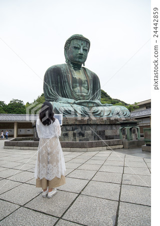 Kamakura big Buddha female photography Kamakura big Buddha female photography 24442859